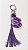 Kit de Resina Personalizado Lilas Glitter com Nome - Imagem 6