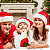 Kit  C/3 Gorros Natal Touca Veludo - Papai Noel 40 cm - Imagem 8