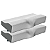 Kit 02 Travesseiros Cervical Nasa Coluna Relax - Imagem 2