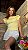 Blusa Babados Princesa Amarelo Manteiga - Imagem 2