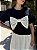 T-shirt Olívia Renda Laço Off - Imagem 1