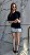 T-shirt Lily Black Off - Imagem 3