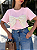 T-shirt Olivia Rosa - Imagem 1