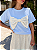 T-shirt Olivia Azul - Imagem 1