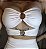 Cropped argola (branco) - Imagem 1