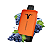 Pod Desc Ignite V155 Orange - GRAPE ICE - Imagem 1