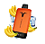Pod Desc Ignite V155 Orange - BANANA ICE - Imagem 1