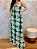 Vestido Estampado Verde - Imagem 1