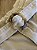 Shorts Com Cinto Bolso Faca Bege - Imagem 3