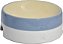 Comedouro de Cerâmica Fundo Curvo Azul 500 ml - Imagem 1