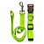 Coleira c/ Guia Great Pets Verde Metal Tamanho M - Imagem 1