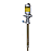 Propulsora Pneumática 50:1 800g/min 200kg 940mm Para Graxa 9477 - Imagem 1