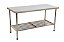 Mesa Serviço Inóx Central 1,20m Imeca 120x70 Bancada C/nfe 5813 - Imagem 1