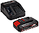 Kit Carregador Bateria 2,5ah Power Change Bivolt 18v Einhell 4512099 - Imagem 1
