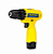 Parafusadeira/furadeira 750 12v Liion Chiaperini Cor Amarelo 27367 - Imagem 1
