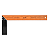 Esquadro Metálico 14pol. 350mm para Precisão e Medição - Tools World 3234655 - Imagem 2