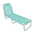 Espreguiçadeira Hortelã Reclinável para Sol e Piscina - BE 414703 - Imagem 3