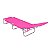 Espreguiçadeira Rosa Reclinável para Sol e Piscina - BEL 414710 - Imagem 8