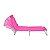 Espreguiçadeira Rosa Reclinável para Sol e Piscina - BEL 414710 - Imagem 4