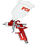 PISTOLA DE PINTURA AR DIRETO GRAVIDADE 1,0MM 250ML COM REGULAGEM LEQUE - BERLINER - PDR  PRO-514 - Imagem 1