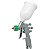 PISTOLA DE PINTURA HVLP 1,2MM 250ML MINI H-921 HVLP 1,2 - BERLINER - ITALCO - Imagem 1