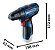 PARAFUSADEIRA FURADEIRA BOSCH GSR 120-LI 12V 1 COM BATERIA E MALETA DE TRANSPORTE 06019G80E1-000 - BOSCH - Imagem 2