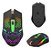 HMaston MS08 Wireless 2.4G or Bluetooth RGB Rechargeable Type-C High Precision 1600 DPI Gaming Mouse - Imagem 1