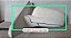 Retrovisor Lado Esquerdo Vw Santana Quantum 1996 manual - Imagem 2
