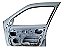 Porta Dianteiro Direito Renault Clio 2002 A 2012 Com Detalhe - Imagem 4