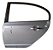 Porta Traseiro Esquerdo Honda New Civic 2007 A 2014 Detalhe - Imagem 1