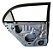 Porta Traseiro Esquerdo Toyota Corolla 2003 A 2008 - Imagem 4