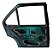 Porta Traseiro Esquerdo Peugeot 306 1994 A 2002 Com Detalhe - Imagem 7