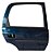 Porta Traseiro Direito Gm Corsa Classic 1997 A 2010 Detalhe - Imagem 1