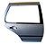 Porta Traseiro Direito Ford Fiesta Vw Golf 2000 A 2006 - Imagem 1
