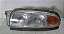 Farol Direito Ford Fiesta/Courier 1996 a 1999 Com detalhe - Imagem 1