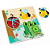 Quadro de Habilidades Montessori – Brinquedo Educativo Sensorial em Madeira | Coordenação Motora Fina – Tooky Toy 3+ - Imagem 1