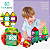Conjunto de Construção Magnética – 100 Peças | Tooky Toy | Formas Coloridas e Educativas - Imagem 3