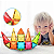 Conjunto de Construção Magnética – 100 Peças | Tooky Toy | Formas Coloridas e Educativas - Imagem 5