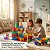 Conjunto de Construção Magnética 100 Peças Brinquedo Educativo com Formas Coloridas A partir 3 anos - Imagem 1