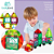 Conjunto de Construção Magnética – 100 Peças | Tooky Toy | Formas Coloridas e Educativas - Imagem 4
