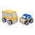 Kit Com 2 Carrinhos De Madeira NewArt Brinquedo 3+ - Imagem 1