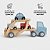 Caminhão Cegonha de Madeira com Carros | Brinquedo Educativo para Coordenação Motora | 2+ - Imagem 5