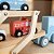Caminhão Cegonha de Madeira com Carros | Brinquedo Educativo para Coordenação Motora | 2+ - Imagem 8