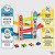 Torre de carros brinquedo infantil educativo em madeira com pistas carrinhos coordenação motora 3+ - Imagem 2