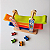 Torre de carros brinquedo infantil educativo em madeira com pistas carrinhos coordenação motora 3+ - Imagem 6