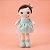 Boneca bailarina pelúcia verde água 35cm macia segura infantil perfeita para presente e decoração - Imagem 7