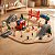 Pista de Trem Grande Madeira Educativa Trem Trilhos Construção Criativa Infantil 3+ - Imagem 8