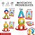 Brinquedo Magnetico Educativo Infantil Blocos Encaixe Montar - Imagem 6