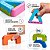 Brinquedo Magnetico Educativo Infantil Blocos Encaixe Montar - Imagem 2