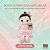 Boneca bailarina pelúcia rosa água 35cm macia segura infantil perfeita para presente e decoração - Imagem 10